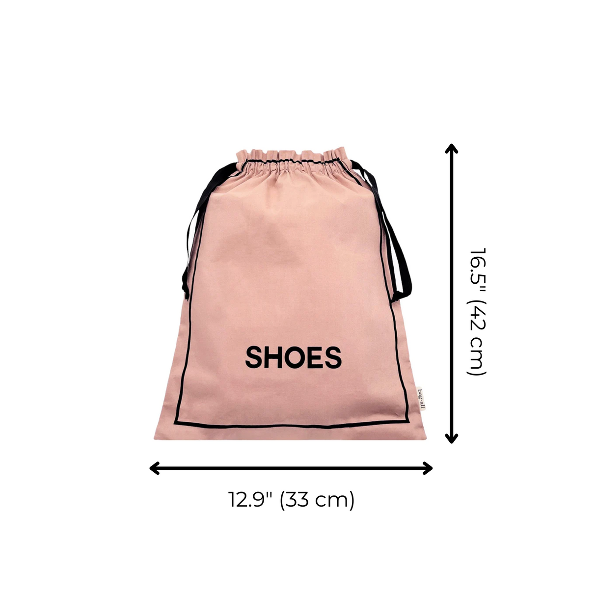 Couture Shoe Travel Bag, Pink/Blush From Bag-all
