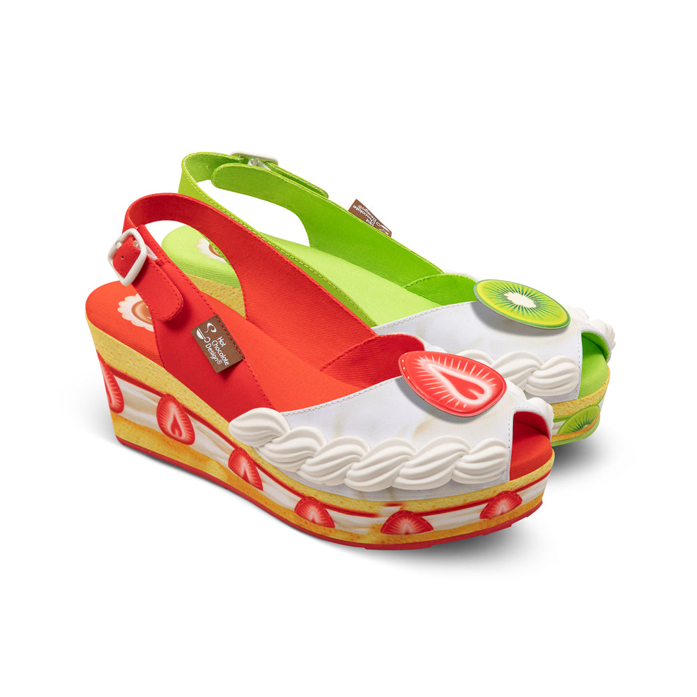 Chocolaticas® Short Cake Women's Sandal from Hot Chocolate Design