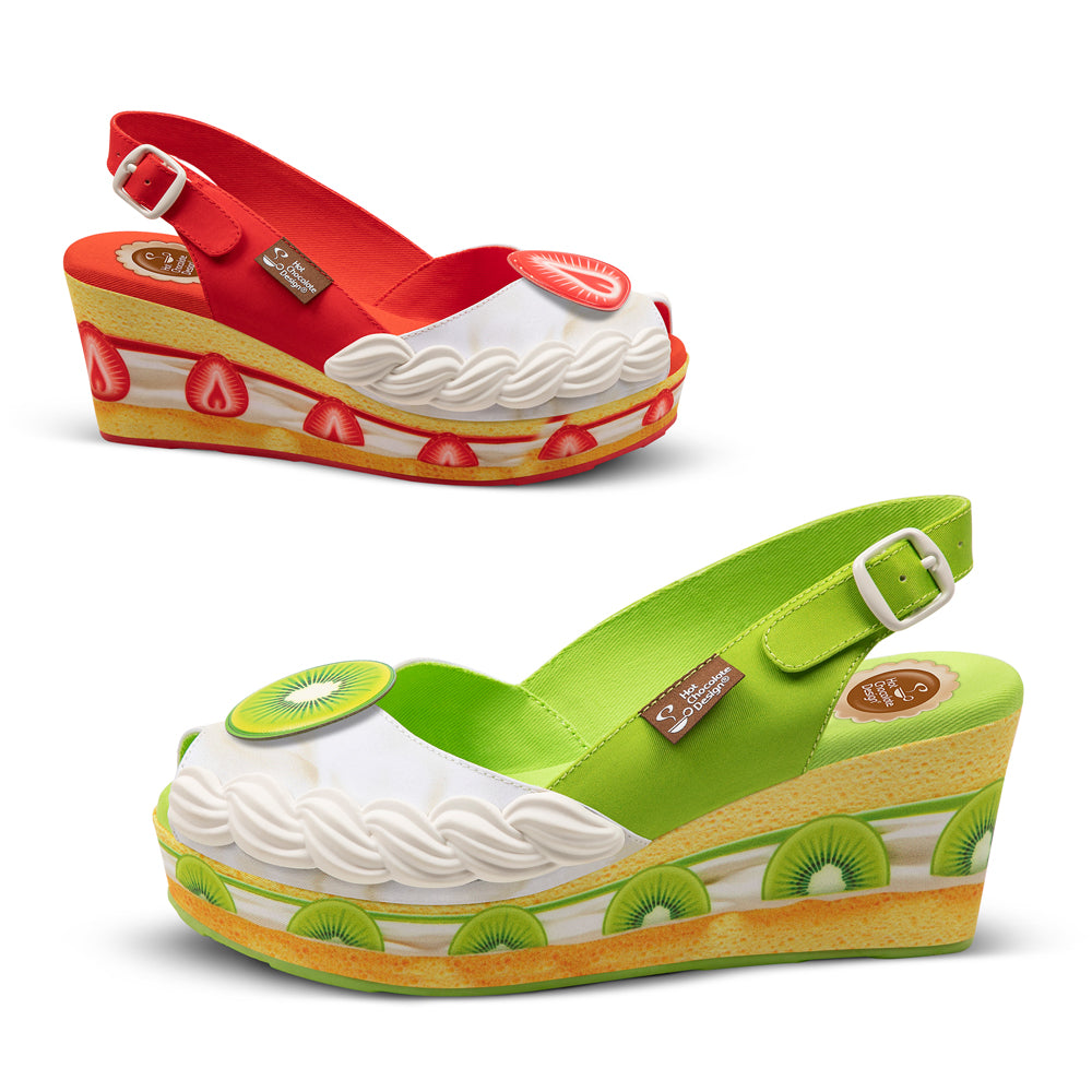 Chocolaticas® Short Cake Women's Sandal from Hot Chocolate Design