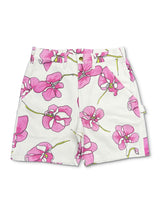 Pink Orchid Canvas Shorts from KeithKelly