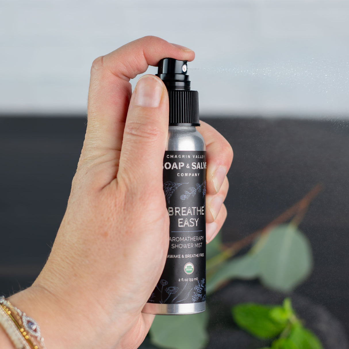 Shower Mist: Breathe Easy From Chagrin Valley Soap & Salve