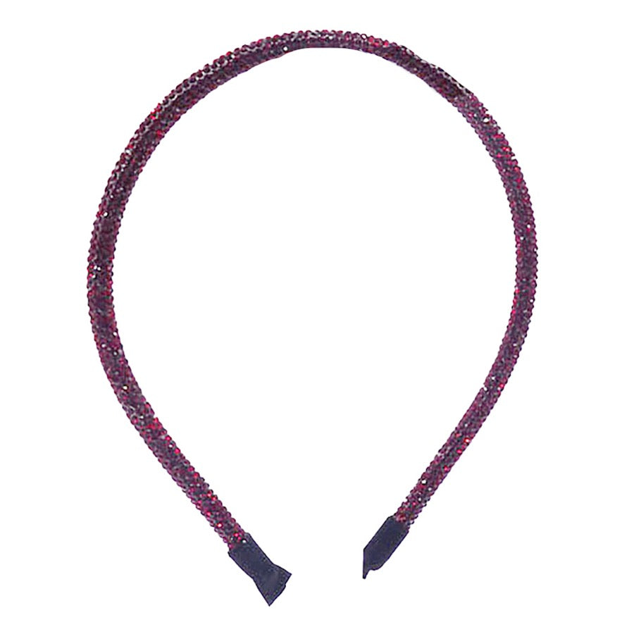Bling Stone Accented Crystal Studded Shimmer Headband from Madeline Love