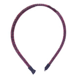 Bling Stone Accented Crystal Studded Shimmer Headband from Madeline Love