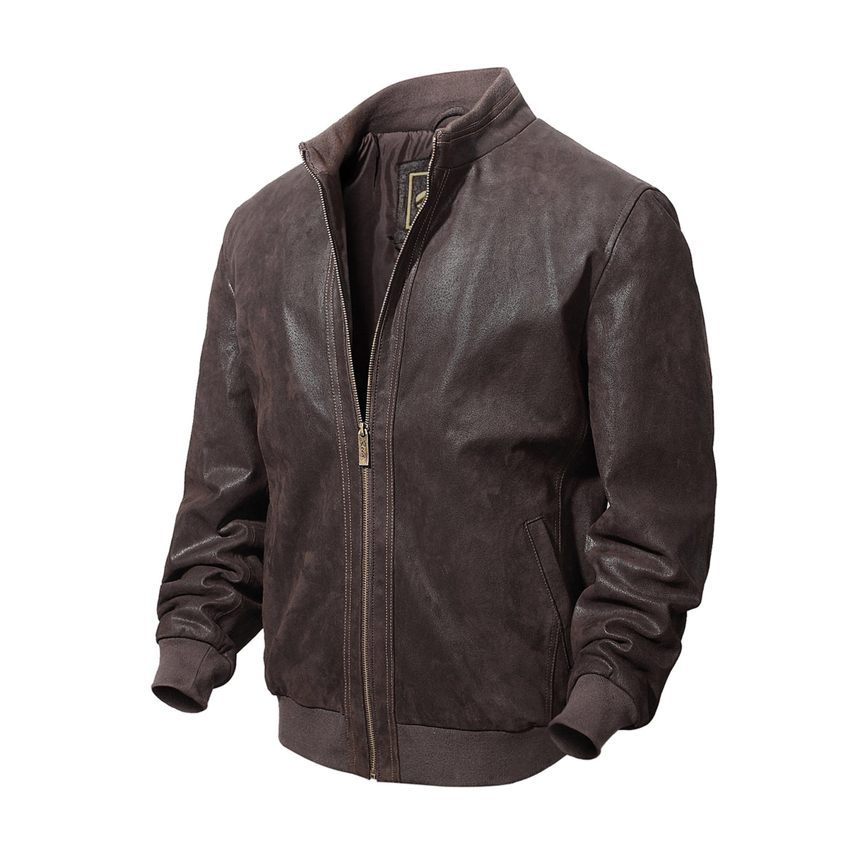 REED Men's Baseball Suede Leather Jacket (Imported) from Reed Leather