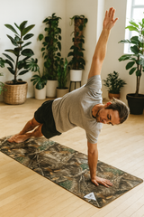 Realtree x Yune Yoga Edge Pattern Mat – Eco-Friendly, Non-Slip, 6mm PER Yoga Mat | from Yune Yoga