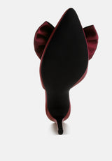 Sidonie Bow Detail Stiletto Mules from London Rag International