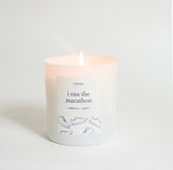 I Ran The Marathon Literie Candles