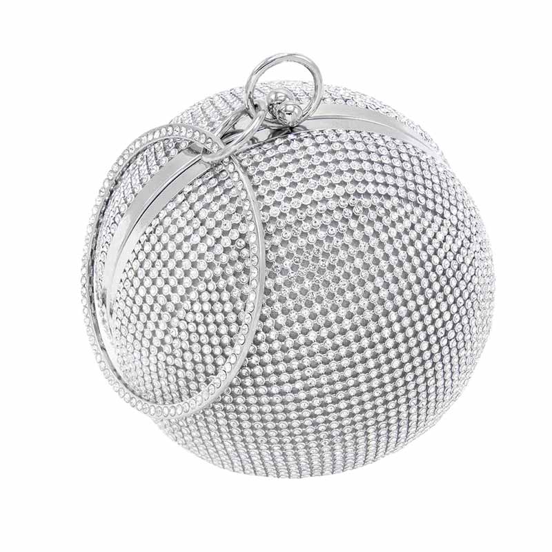 Bling Round Ball Evening Tote Crossbody Bag  from Madeline Love