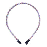 Bling Stone Accented Crystal Studded Shimmer Headband from Madeline Love