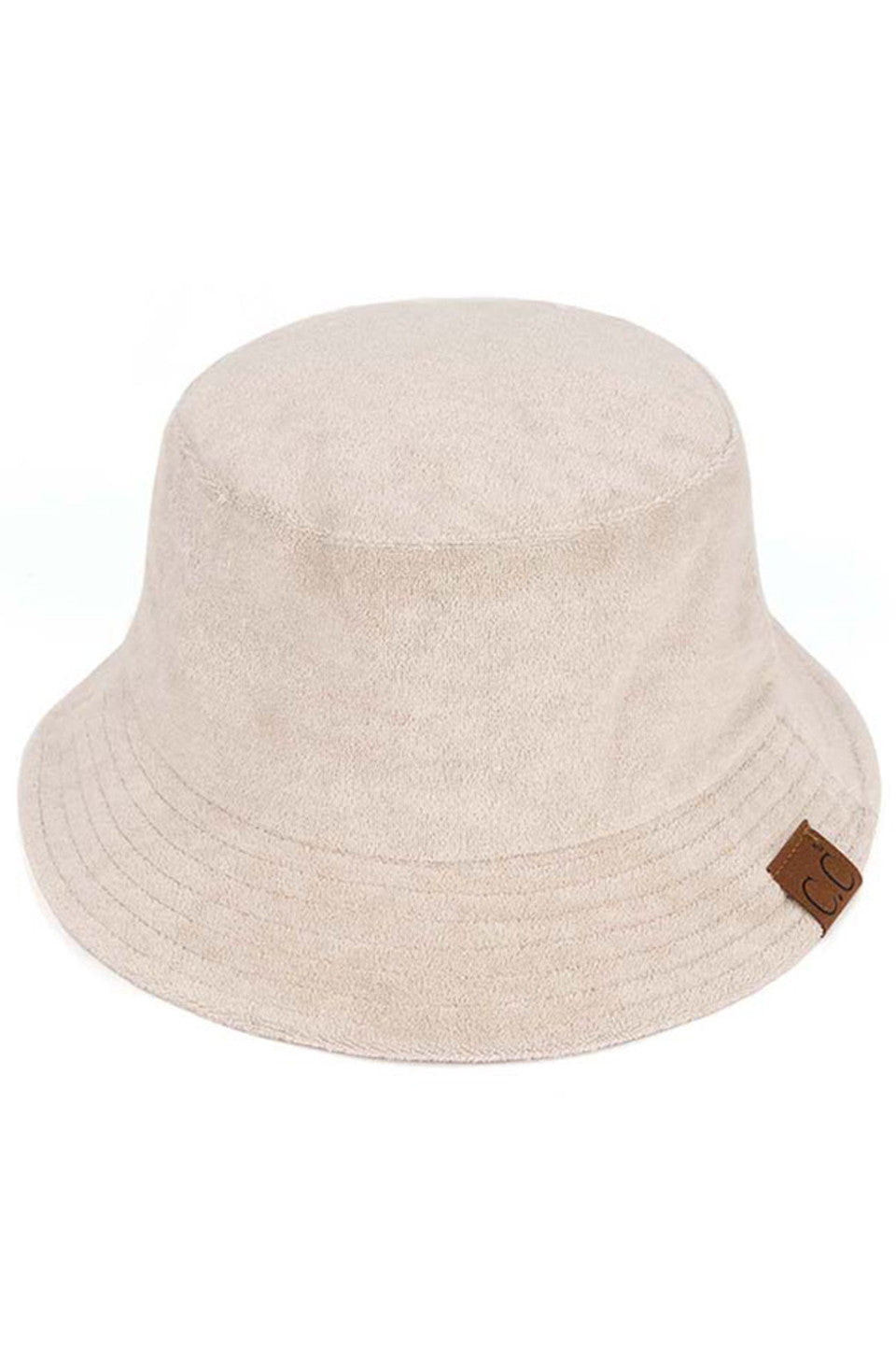 C.C TERRY CLOTH BUCKET HAT from Madeline Love