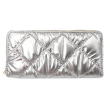 Shiny Faux Leather Padded Wallet with Wristlet  from Madeline Love