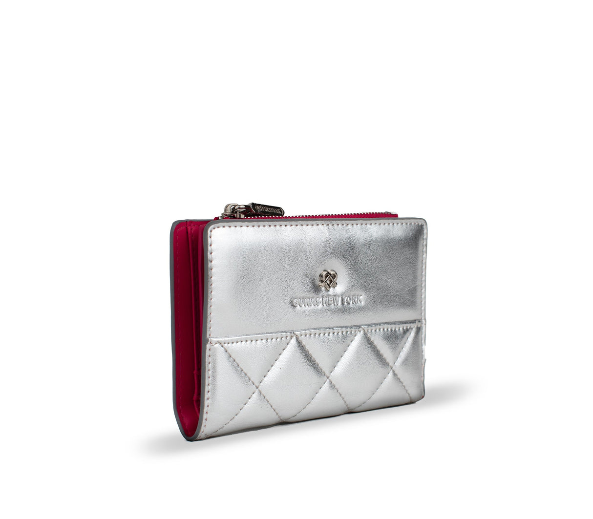 Madison - Silver Vegan Leather Wallet from Gunas New York