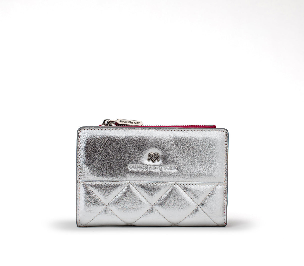 Madison - Silver Vegan Leather Wallet from Gunas New York