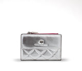 Madison - Silver Vegan Leather Wallet from Gunas New York