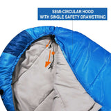 Mummy Kids Sleeping Bag for Camping,Blue Rose from Redcamp