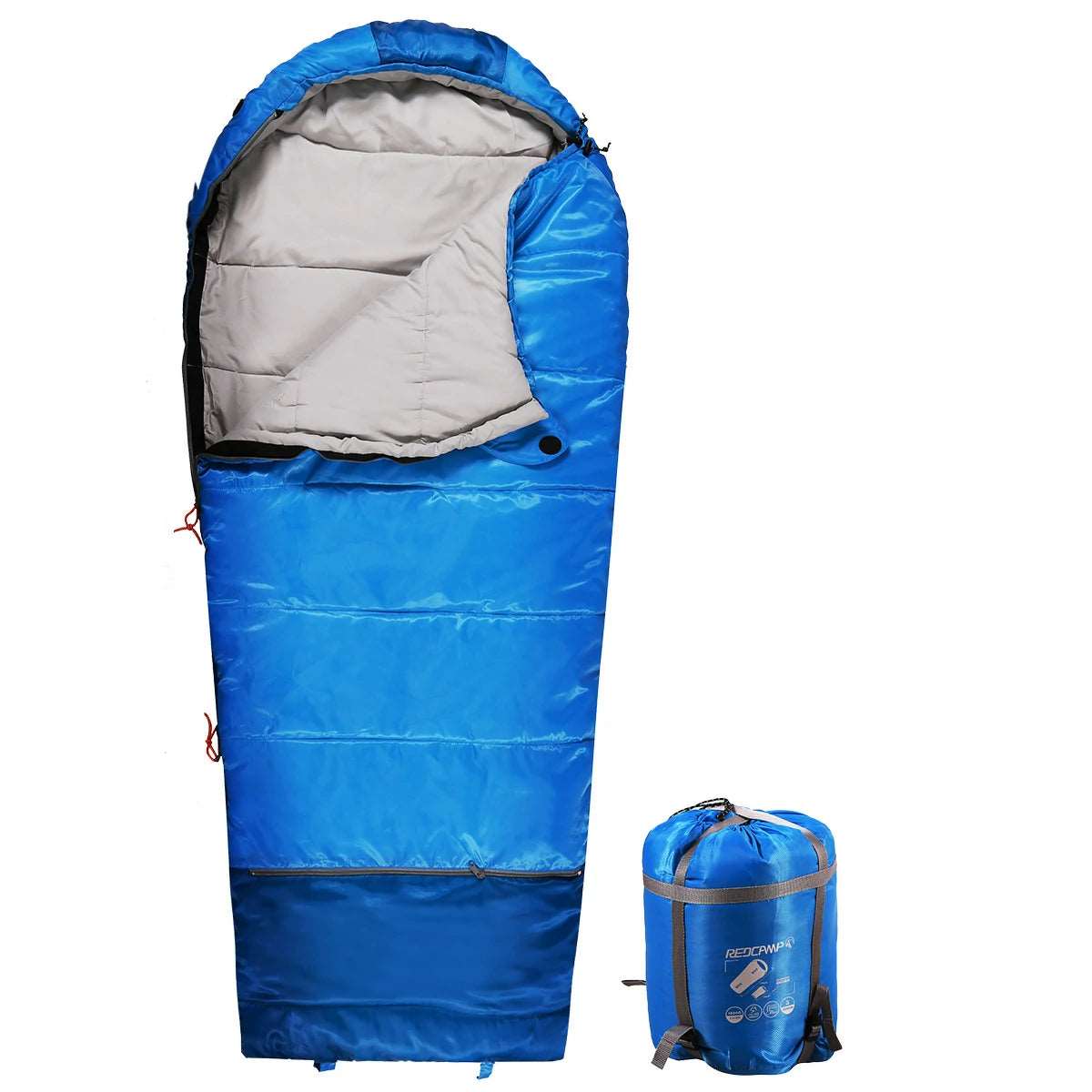 Mummy Kids Sleeping Bag for Camping,Blue Rose from Redcamp