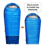 Mummy Kids Sleeping Bag for Camping,Blue Rose from Redcamp