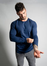 L/S Curved Hem from Ten/10 Apparel