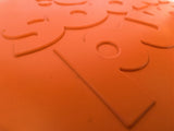 Bottle Top Flyer Durable Rubber Retrieving Frisbee - Orange From SodaPup