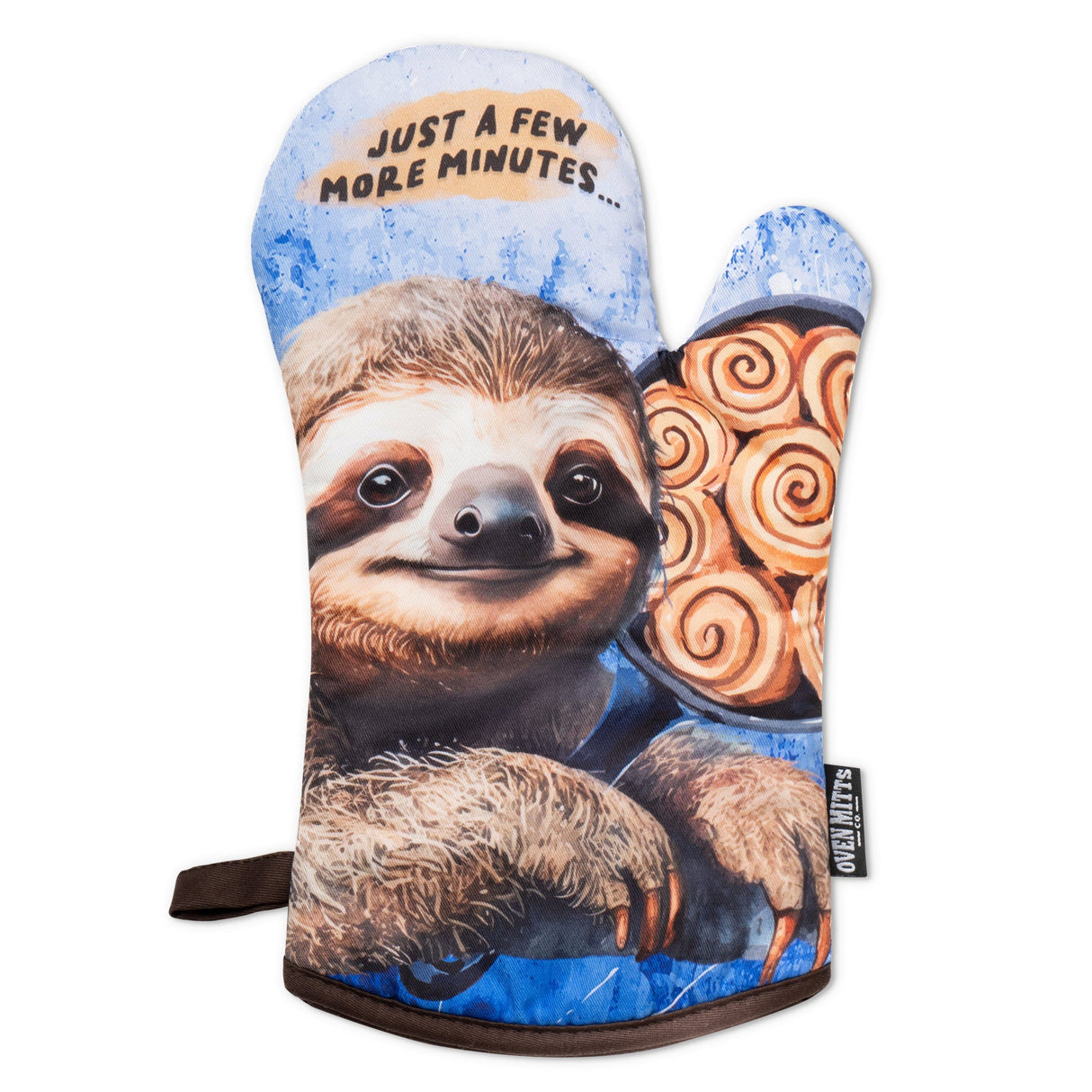 Sloth Just A Few More Minutes Oven Mitts And Pot Holder Set From Zapps Clothing