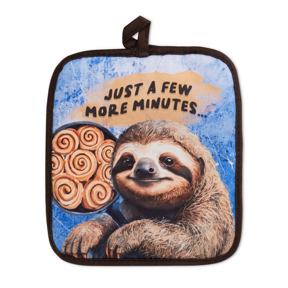 Sloth Just A Few More Minutes Oven Mitts And Pot Holder Set From Zapps Clothing
