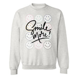 'Smile More' Crewneck Sweatshirt from United Monograms