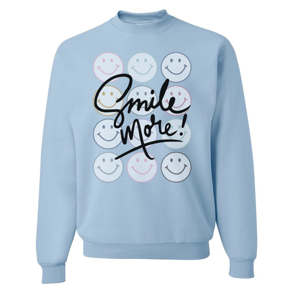 'Smile More' Crewneck Sweatshirt from United Monograms