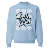 'Smile More' Crewneck Sweatshirt from United Monograms