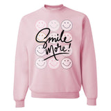 'Smile More' Crewneck Sweatshirt from United Monograms