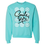 'Smile More' Crewneck Sweatshirt from United Monograms