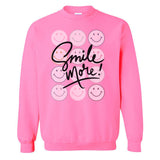 'Smile More' Crewneck Sweatshirt from United Monograms