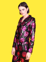 Any Old Iron x Smiley Pink Moto Jacket from Any Old Iron