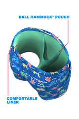 The SPF 69 | Retro Tropical  Ball Hammock® Pouch 5" Swim Trunks from Shinesty