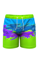 The Snack Shack | Retro Neon Ball Hammock® Pouch 5" Swim Trunks from Shinesty