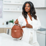 Monaco Snack Bag | Caramel Brown From Luli Bebé