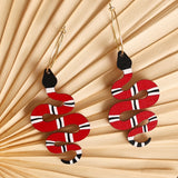 Coral Snake Hoops from LE CHIC MIAMI