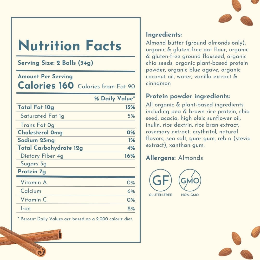 Snickerdoodle Protein Balls from Scott's Protein Balls