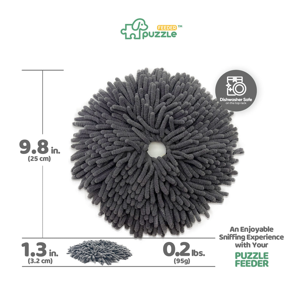 Dog Sniffing Mat Accessory - For Puzzle Feeder™ From PuzzleFeeder - Slower than a slow feeder
