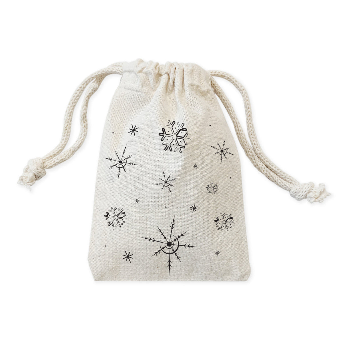 Snowflakes Christmas Holiday Favor Bags, 6-Pack from The Cotton & Canvas Co.