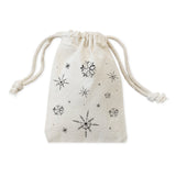 Snowflakes Christmas Holiday Favor Bags, 6-Pack from The Cotton & Canvas Co.