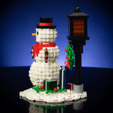 Holiday Snowman Scene from Bricker Builds