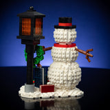 Holiday Snowman Scene from Bricker Builds