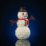 Holiday Snowman Scene from Bricker Builds