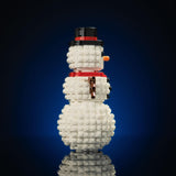 Holiday Snowman Scene from Bricker Builds