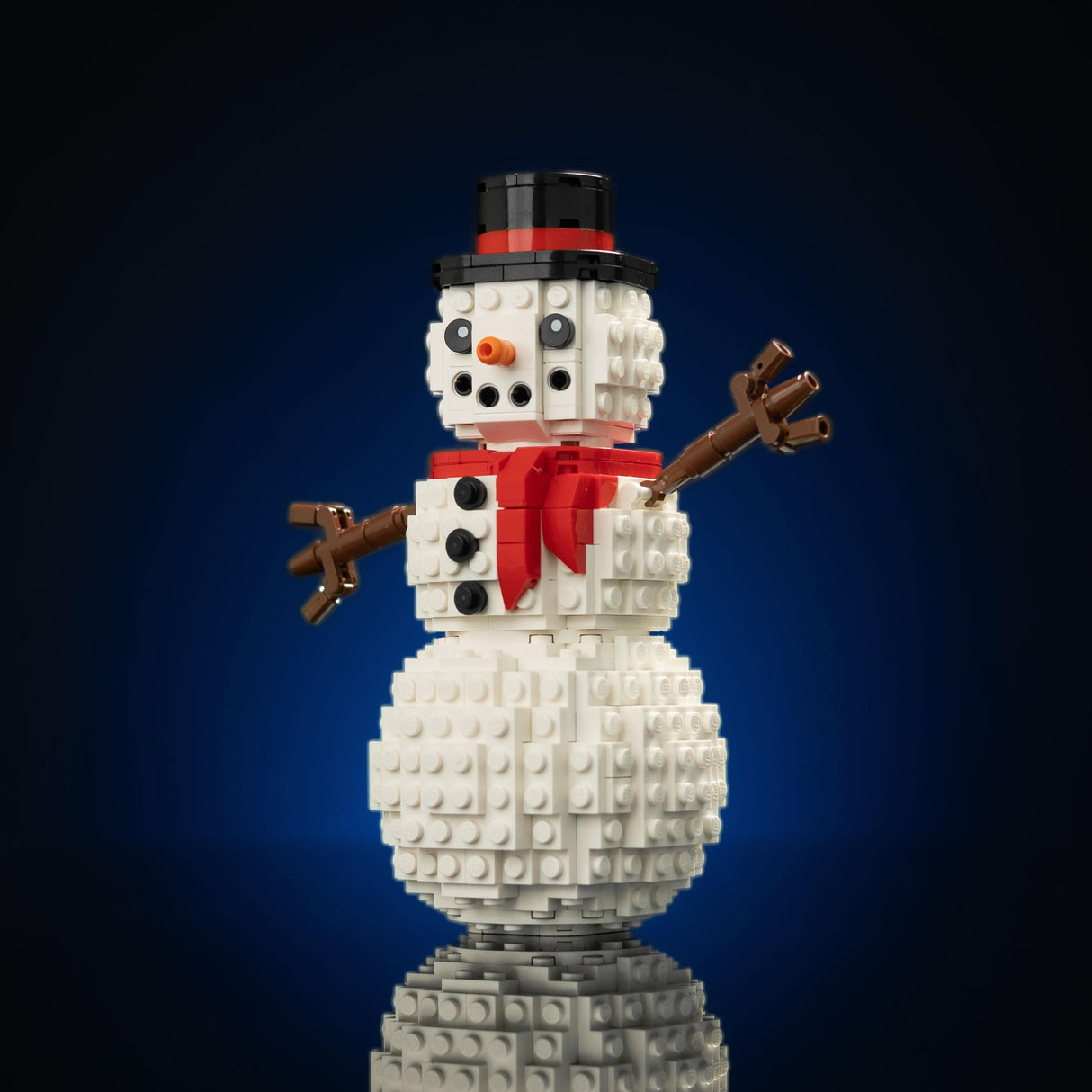 Holiday Snowman Scene from Bricker Builds