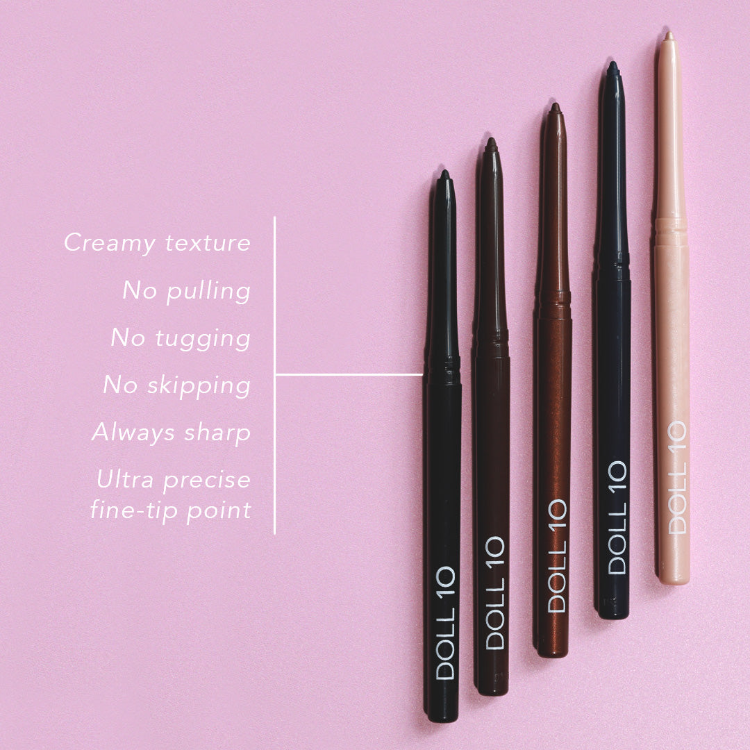 Automatic Skinny Eyeliner 5pc Collection from Doll 10