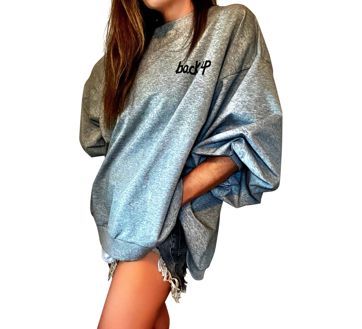 'Socially Distant' Painted Sweater from Wren + Glory