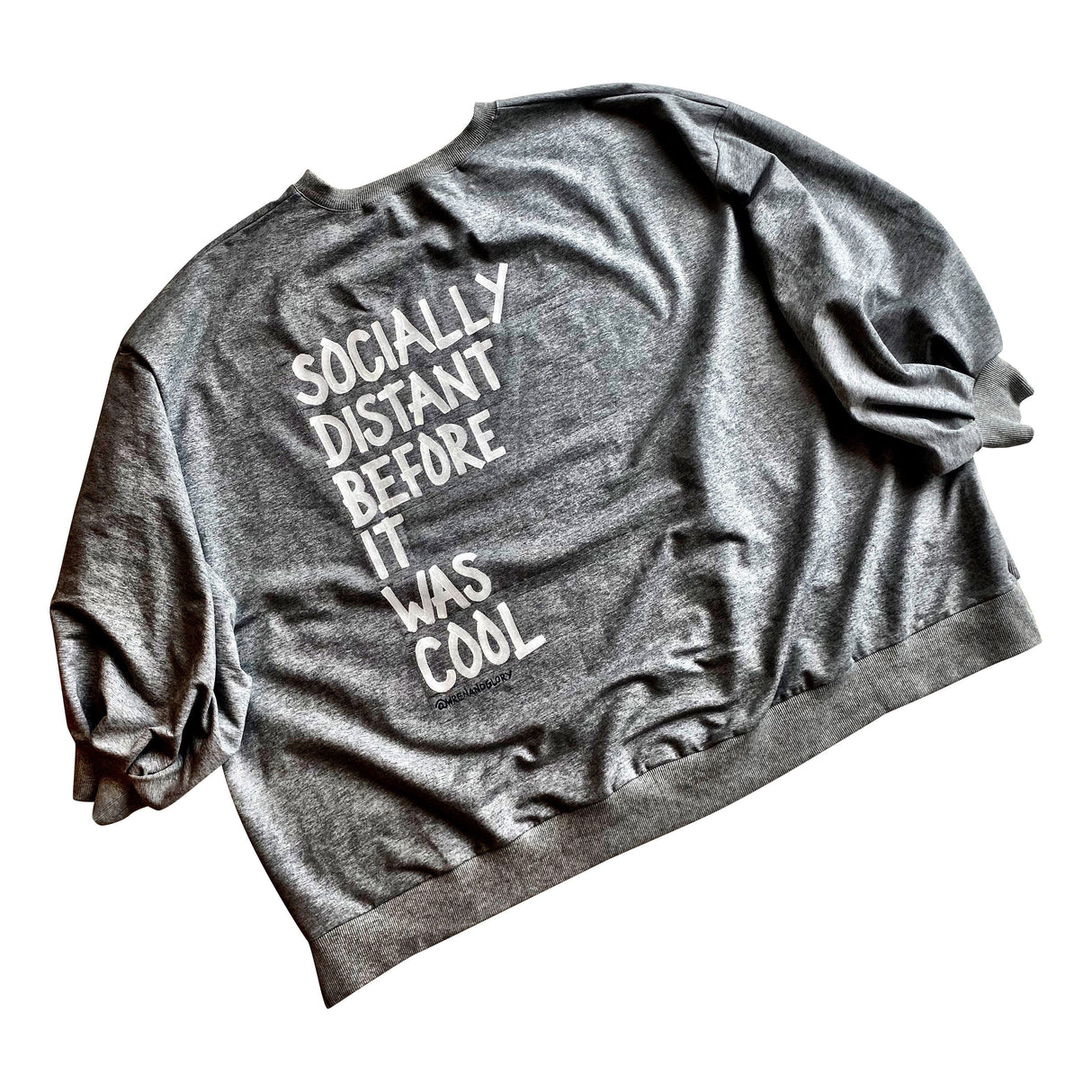 'Socially Distant' Painted Sweater from Wren + Glory