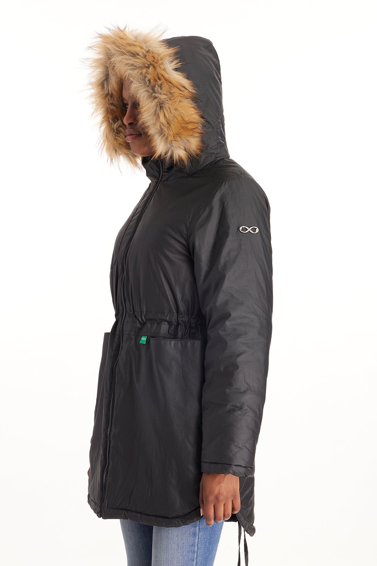 Sofia Waxed Shell 3 in 1 Maternity Parka From Moderneternity