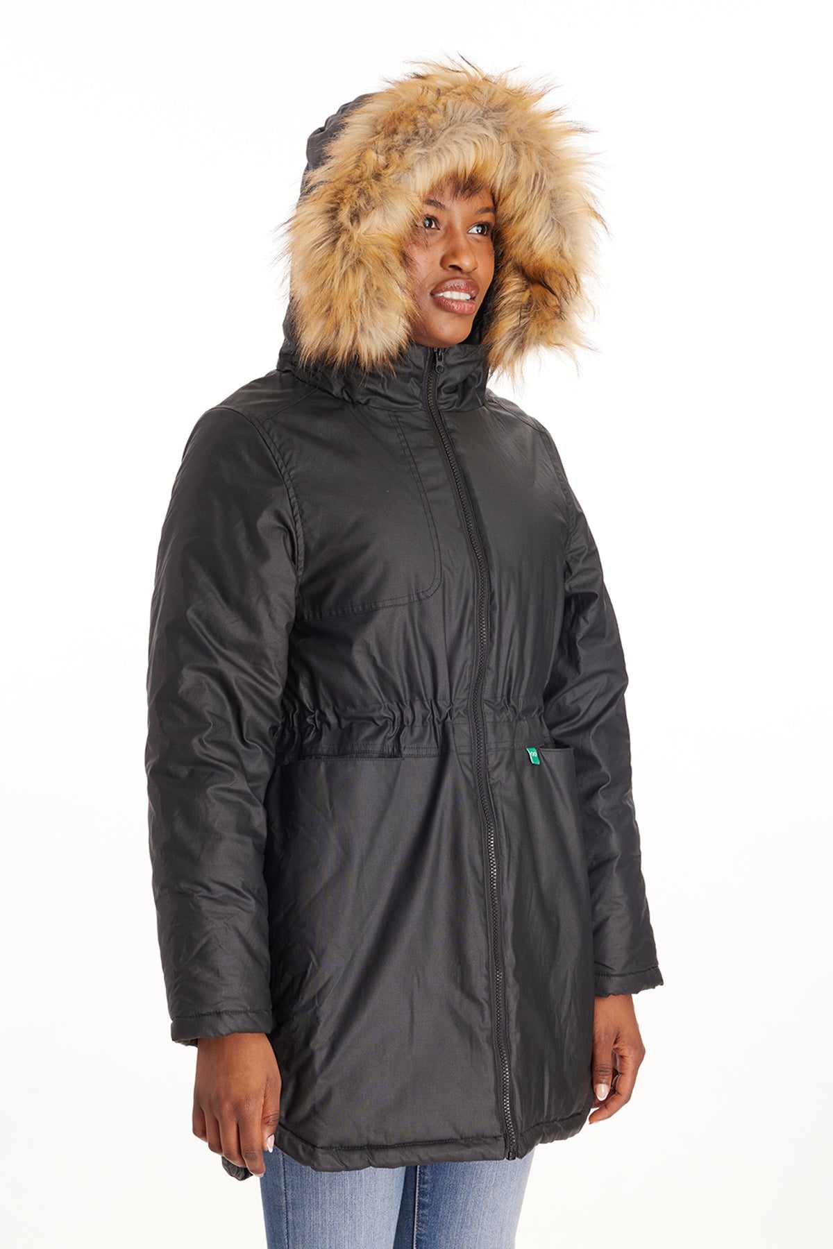 Sofia Waxed Shell 3 in 1 Maternity Parka From Moderneternity